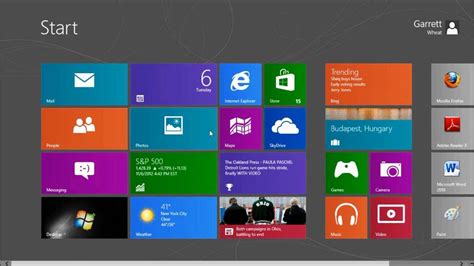 Whats New In Windows 8 Part 1 The Start Screen Youtube