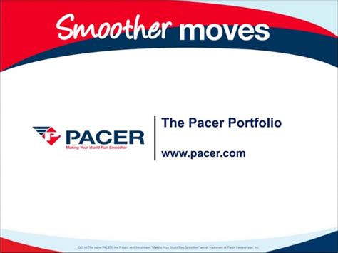 Pacer Portfolio Overview Ppt
