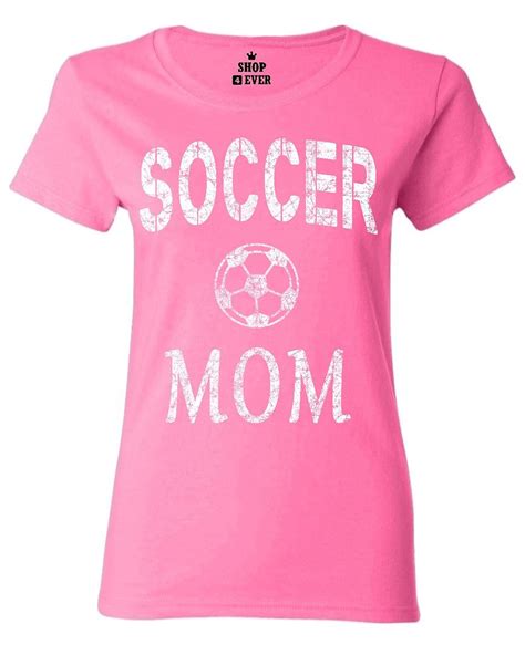 soccer mom mother women s t shirt team supporter goal football shirts