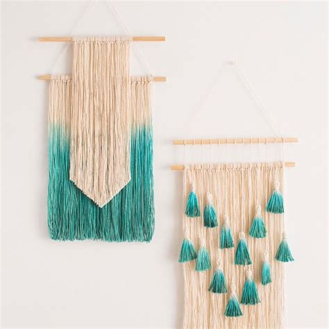 Diy Dip Dyed Wall Hanging Pictures Photos And Images For Facebook