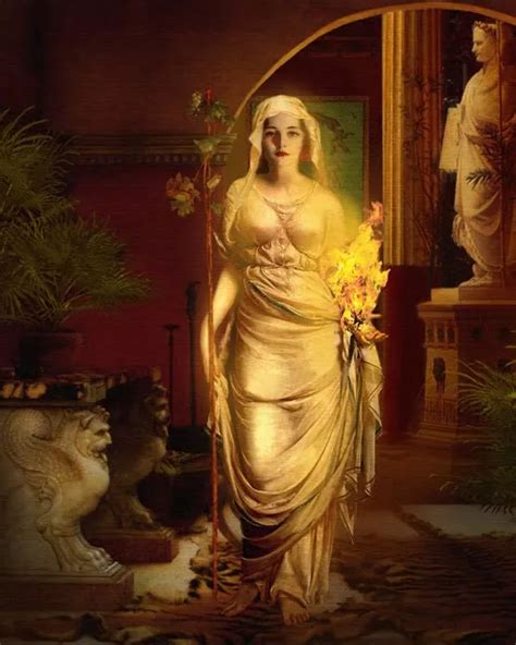 Hestia La Diosa Del Hogar Y La Llama Sagrada En La Mitología Griega La Web De Ainhoa