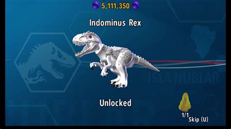 Lego Jurassic World Unlocking Indominus Rex Youtube