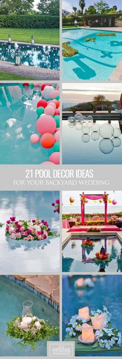 22 Ideas Backyard Wedding Pool Bridal Shower For 2019 In 2020