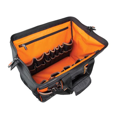 Klein Tools New Tool Bags Stay Open For Convenience While On The Job