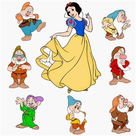 Snow White And The Seven Dwarfs Clipart At Getdrawings