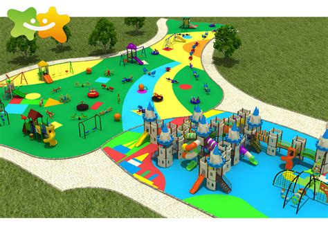 Allgemeiner Park Projekt Kinderspielzeug Scherzt Große Dia Ausrüstung