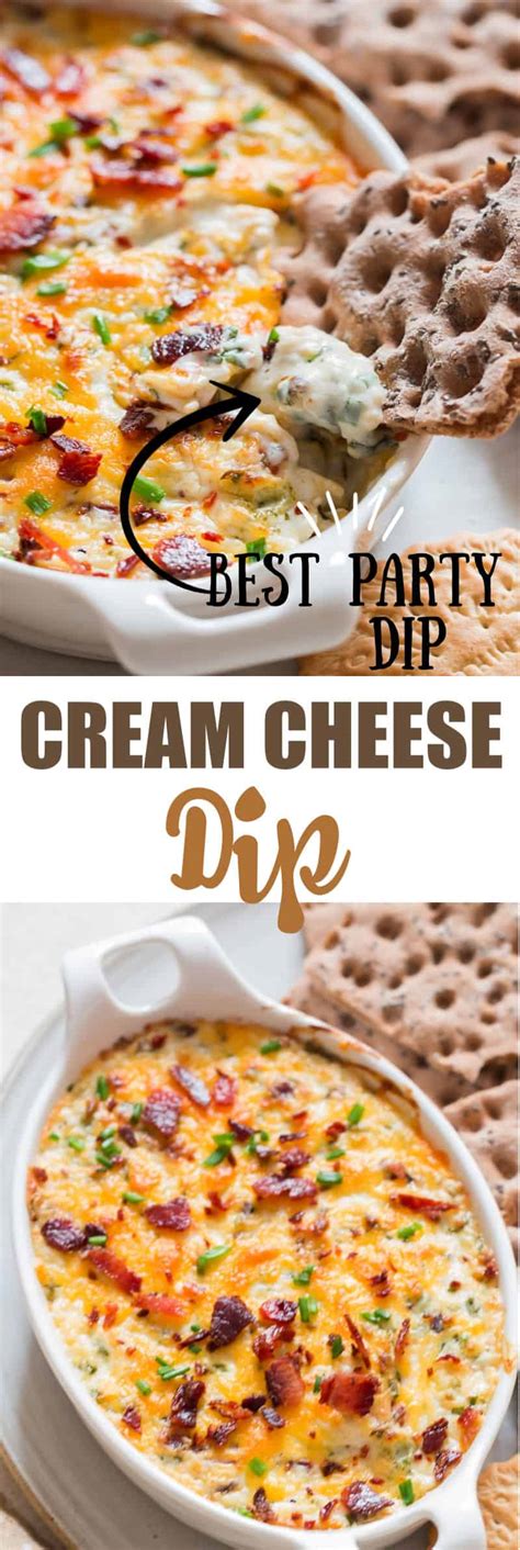 Cream Cheese Dip With Bacon And Cheddar Currytrail