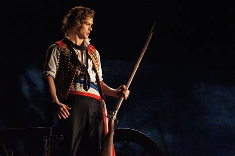 enjolras played by chris durling 2015 australia with images les miserables chris ear candy