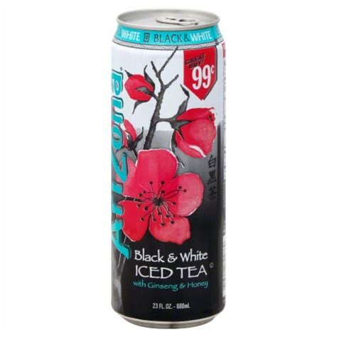 Arizona Black And White Iced Tea 23 Fl Oz Frys Food Stores