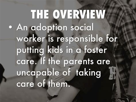 Adoption Social Worker By Riley Poelaert