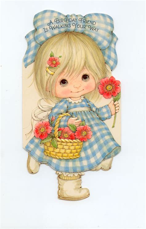 Little Girl Walking Doll Greeting Card Marges8s Blog