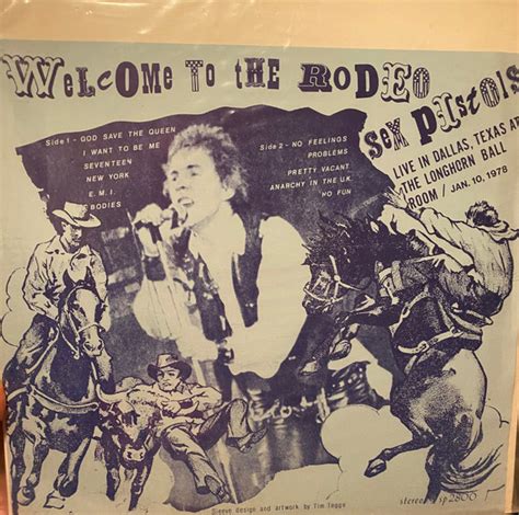 Sex Pistols Welcome To The Rodeo Vinyl Discogs
