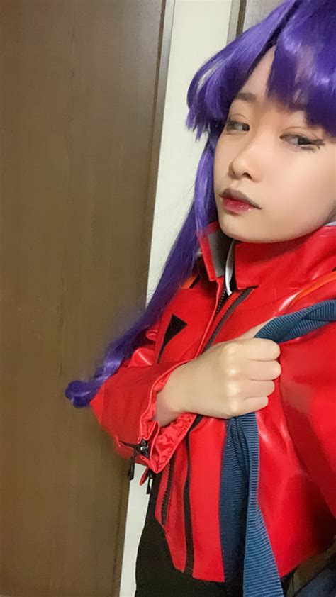 katsuragi misato neon genesis evangelion highres tagme 1girl asian cosplay female focus