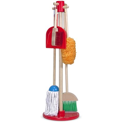 Melissa And Doug Lets Play House Dust Sweep Mop 6 Piece Cleaning Set