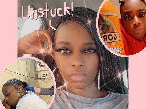 Tessica Brown Finally Gets The Gorilla Glue Out Of Her Hair Perez Hilton