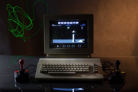 Fond Décran Jeux Rétro Ordinateur Manette Commodore 64 Wizball