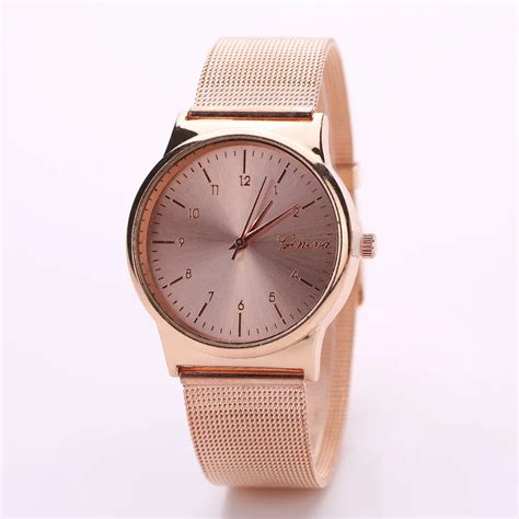 geneva watch rose gold