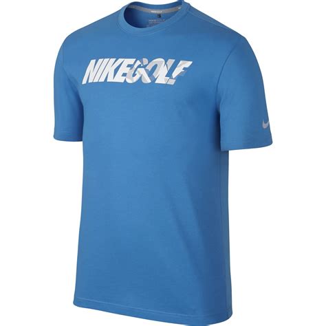 New Nike Golf Camo Tee Shirt Light Blue Mens L