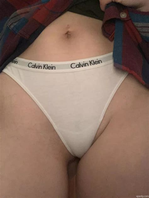 White Cotton Calvins Nudes By Panty Overload