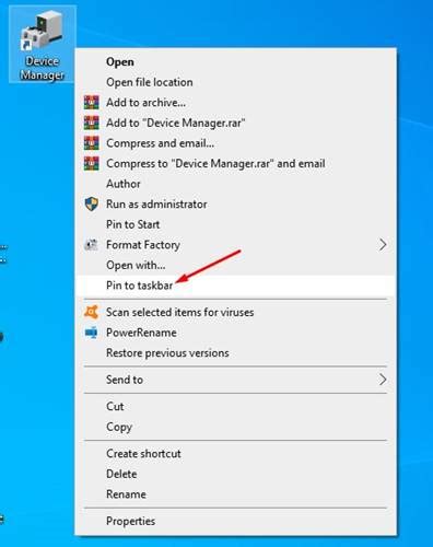 How To Create Shortcut For Device Manager On Windows 10