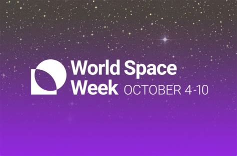 World Space Week 2021 Activities Projects And Resources All About