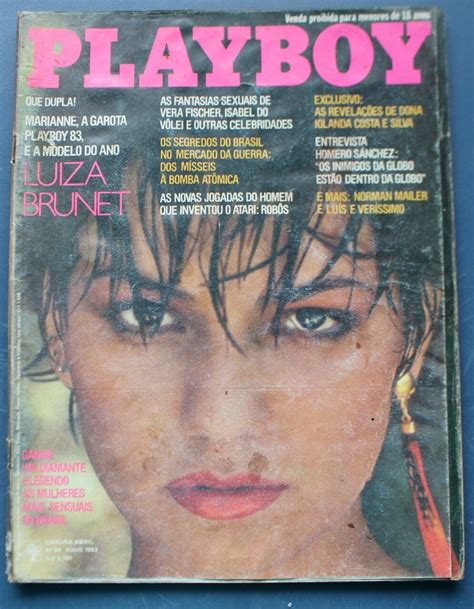Playboy Nº 094 Luiza Brunet Maio 1983 Casa do Colecionador