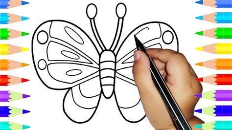 Even cooler, you'll start developing your own signature style. Children Learn To Draw Colorful Butterfly - Drawing And Coloring Book & Pages For Kids - YouTube