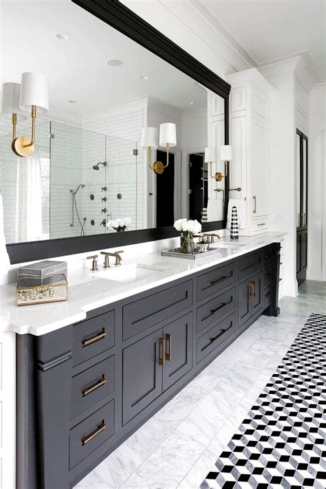 Master Bath Vanities Are In The Iron Ore Color Used Elsewhere In The
