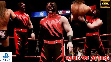 Wwe 2k20 Kane 1999 Attire Showcase Best Kane Attire Ever Created On