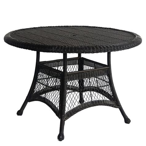 Wicker Dining Table With Umbrella Hole