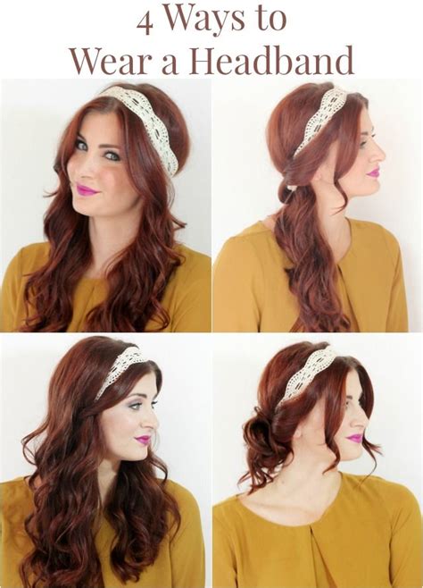 While some may think that curls should be shaved off or may not work for their. 4 Ways to Wear a Headband - Ma Nouvelle Mode | Headbands ...