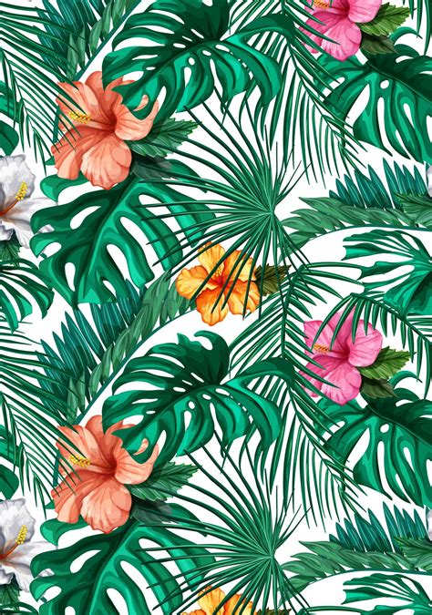 Tropical Flower Wallpaper Mural Be Bold Be Brave And Make Your Walls