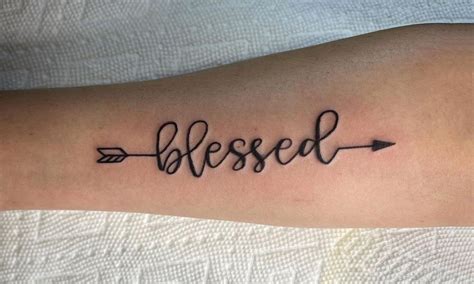 31 Inspiring Blessed Tattoos That Will Motivate You Everyday