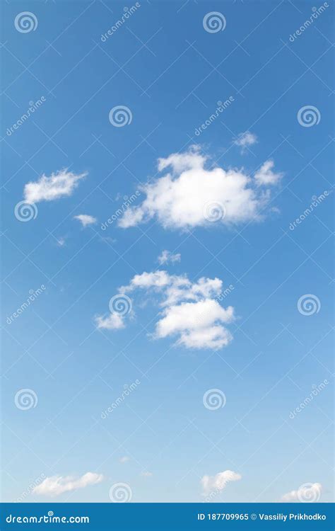 White Relief Clouds In The Blue Sky Stock Image Image Of Heaven