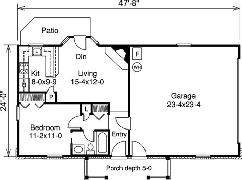 Ft., 1 bedroom & 1 bathroom. 7 first-rate floor plans for tiny one-bedroom homes with ...