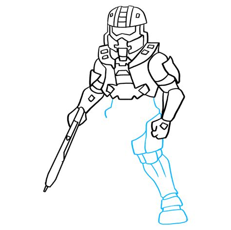 How To Draw Master Chief Step By Step Easy Evans Unfinamess