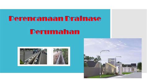 Contoh Sederhana Perencanaan Drainase Perumahan Youtube