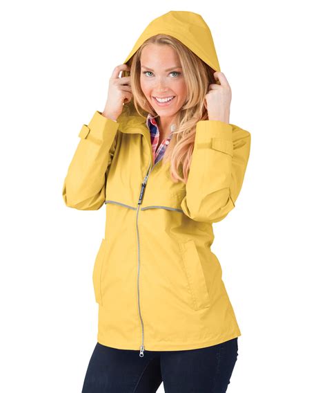 Charles River Apparel Women S New Englander Wind And Waterproof Rain Jacket 3x Large Buttercup