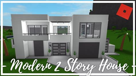 How To Build A Modern House In Roblox Bloxburg Como P