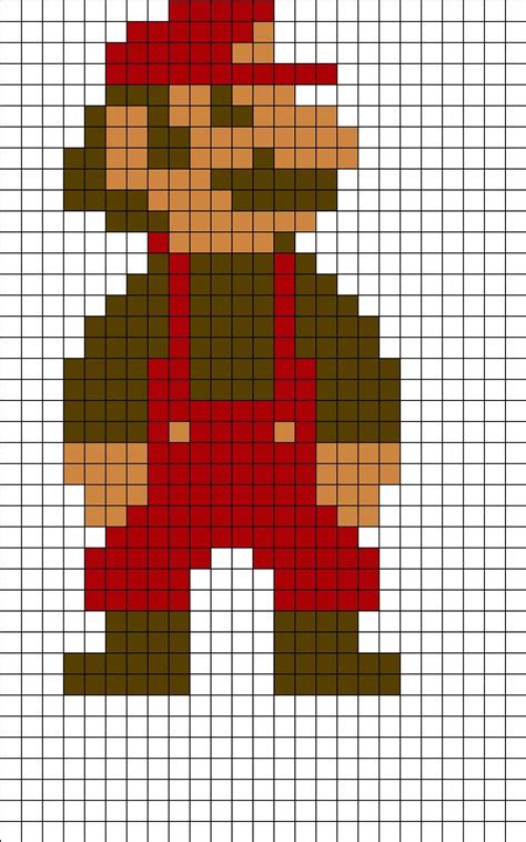 Grid 8 Bit Grid Mario Pixel Art Pixel Art Grid Gallery