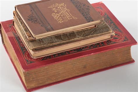 Eight Antique German Books Ebth