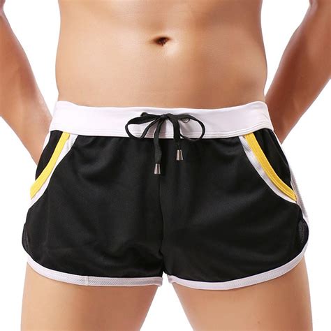 Mendove Mens Cotton Low Rise Athletic Shorts With Drawstring And Pocket Uk Clothing