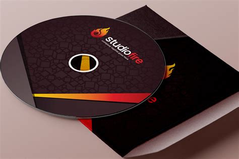 Cd Dvd Album Cover Design Template Creative Illustrator Templates