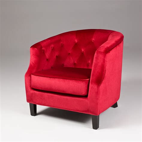 Modern yet elegant, the roundhill furniture doarnin contemporary velvet tufted button back accent chair enhances your space with contemporary style. Red Velvet Sofa | Red Accent Chair | Velvet Accent Chair | Red Sofa | Velvet Sofas | Tufted ...
