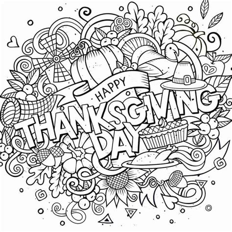 Happy Thanksgiving Day | Free thanksgiving coloring pages, Thanksgiving