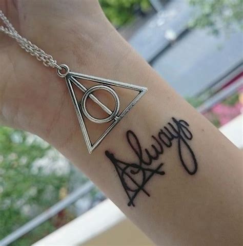 Always Tattoo Shared By Kate Stark On We Heart It Harry Potter Tattoo