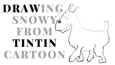 How To Draw Snowy From Tintin Easy Dogs Dogslover