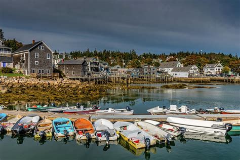 Stonington Harbor Dock Photograph By Stan Dzugan Pixels