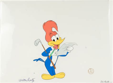 Walter Lantz Woody Woodpecker Animation Cel Mutualart