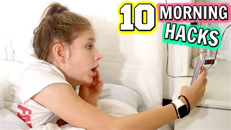10 best morning ever life hacks morning routine ideas for back to school youtube